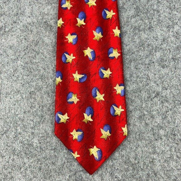 Robert Talbott Tie Red Blueberry Print 100% Silk Best of Class Nordstrom USA VTG - Picture 3 of 9